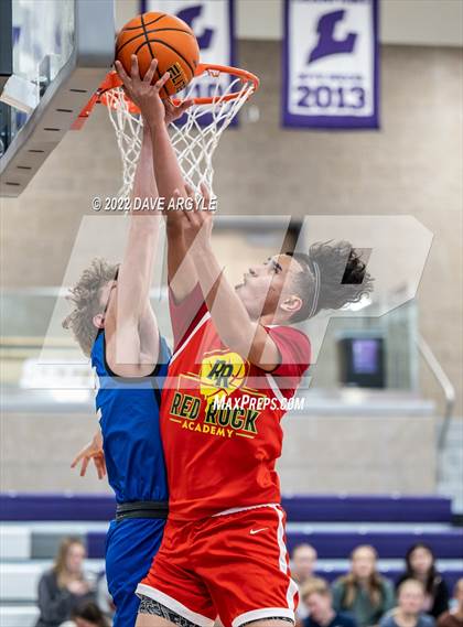 Thumbnail 2 in Pleasant Grove vs. Red Rock Academy (Utah Holiday Hoopfest) photogallery.
