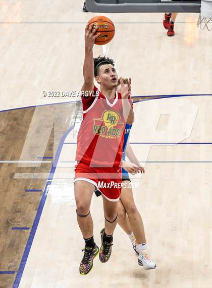 Thumbnail 3 in Pleasant Grove vs. Red Rock Academy (Utah Holiday Hoopfest) photogallery.
