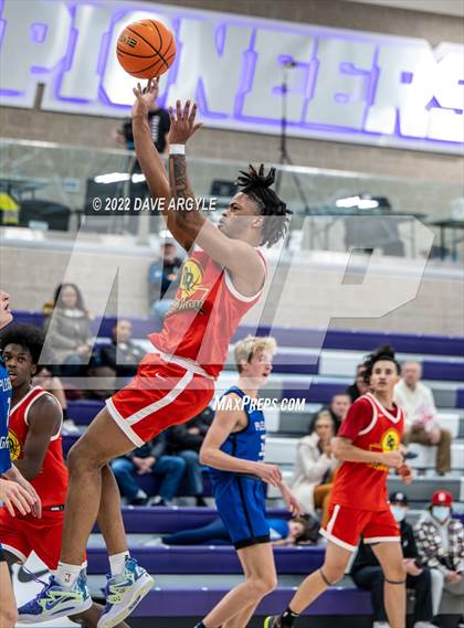 Thumbnail 2 in Pleasant Grove vs. Red Rock Academy (Utah Holiday Hoopfest) photogallery.