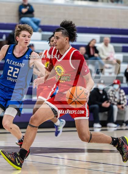 Thumbnail 3 in Pleasant Grove vs. Red Rock Academy (Utah Holiday Hoopfest) photogallery.