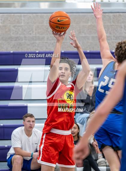 Thumbnail 2 in Pleasant Grove vs. Red Rock Academy (Utah Holiday Hoopfest) photogallery.