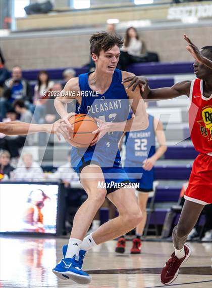 Thumbnail 3 in Pleasant Grove vs. Red Rock Academy (Utah Holiday Hoopfest) photogallery.