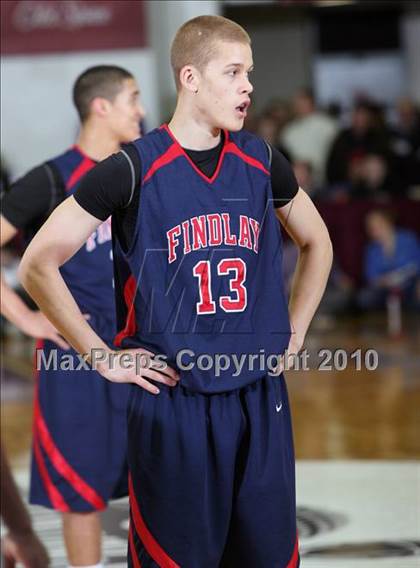 Thumbnail 3 in Findlay Prep vs. St. Patrick (Hoophall Classic) photogallery.