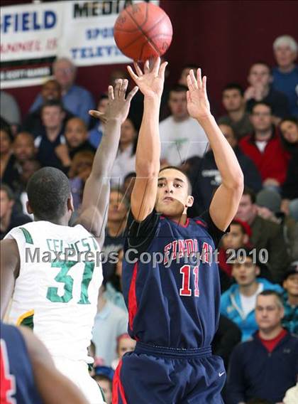 Thumbnail 3 in Findlay Prep vs. St. Patrick (Hoophall Classic) photogallery.
