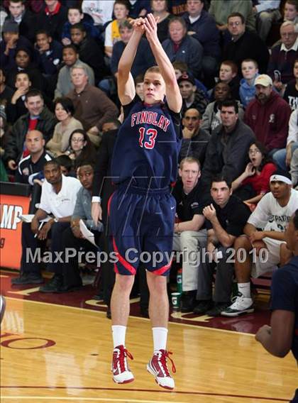 Thumbnail 2 in Findlay Prep vs. St. Patrick (Hoophall Classic) photogallery.