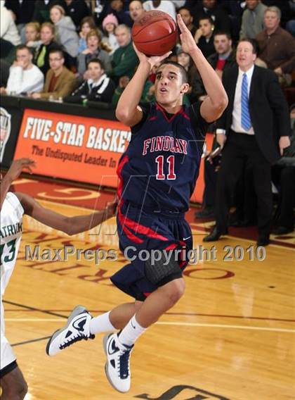 Thumbnail 3 in Findlay Prep vs. St. Patrick (Hoophall Classic) photogallery.