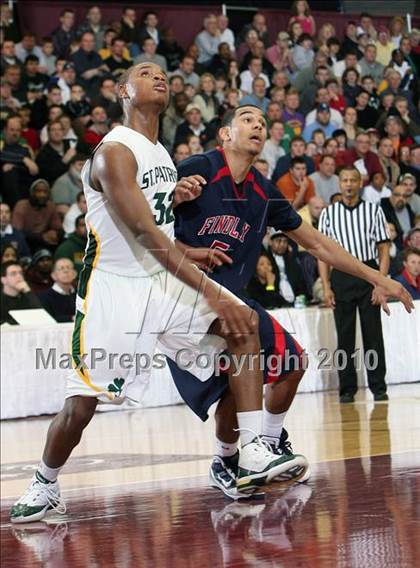 Thumbnail 1 in Findlay Prep vs. St. Patrick (Hoophall Classic) photogallery.