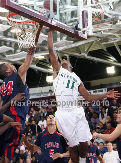 Thumbnail 1 in Findlay Prep vs. St. Patrick (Hoophall Classic) photogallery.