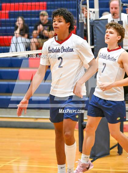Thumbnail 3 in Gilbert Classical Academy @ Scottsdale Christian Academy (AIA 3A Round 1 Playoff) photogallery.