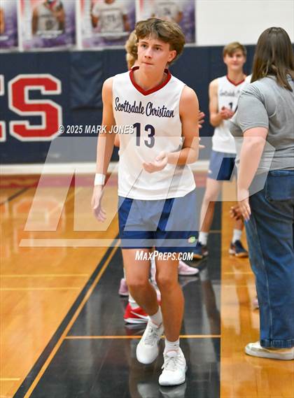 Thumbnail 2 in Gilbert Classical Academy @ Scottsdale Christian Academy (AIA 3A Round 1 Playoff) photogallery.