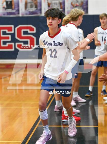 Thumbnail 1 in Gilbert Classical Academy @ Scottsdale Christian Academy (AIA 3A Round 1 Playoff) photogallery.