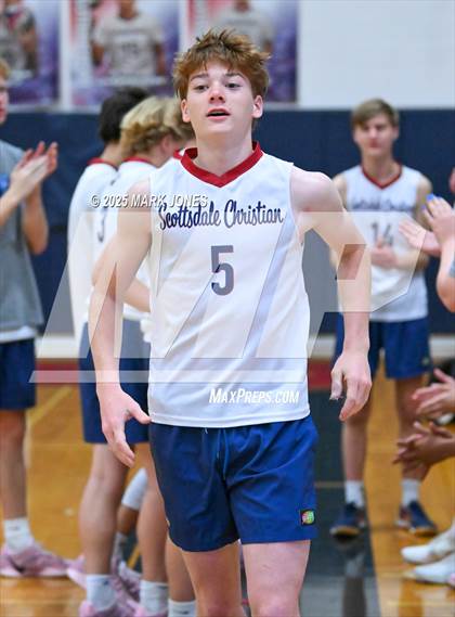 Thumbnail 2 in Gilbert Classical Academy @ Scottsdale Christian Academy (AIA 3A Round 1 Playoff) photogallery.