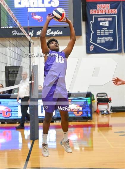 Thumbnail 3 in Gilbert Classical Academy @ Scottsdale Christian Academy (AIA 3A Round 1 Playoff) photogallery.