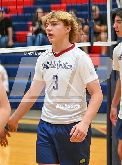 Thumbnail 1 in Gilbert Classical Academy @ Scottsdale Christian Academy (AIA 3A Round 1 Playoff) photogallery.