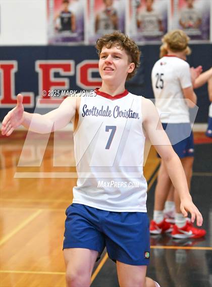 Thumbnail 3 in Gilbert Classical Academy @ Scottsdale Christian Academy (AIA 3A Round 1 Playoff) photogallery.