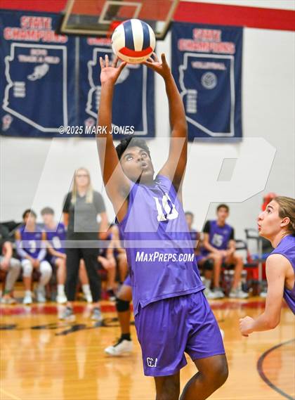 Thumbnail 2 in Gilbert Classical Academy @ Scottsdale Christian Academy (AIA 3A Round 1 Playoff) photogallery.