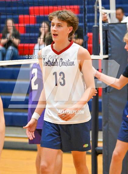 Thumbnail 1 in Gilbert Classical Academy @ Scottsdale Christian Academy (AIA 3A Round 1 Playoff) photogallery.