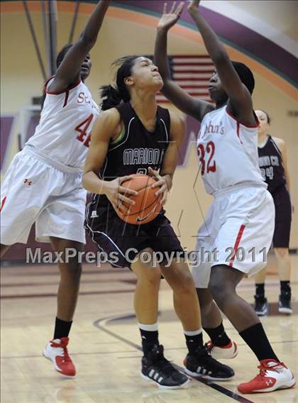 Thumbnail 3 in Marion County vs. St. Johns (Nike Tournament of Champions) photogallery.