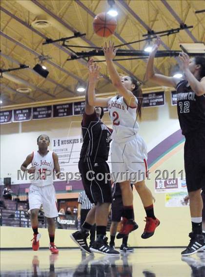 Thumbnail 1 in Marion County vs. St. Johns (Nike Tournament of Champions) photogallery.