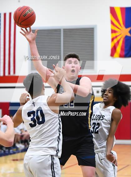 Thumbnail 3 in St. David vs. North Valley Christian Academy  (AIA 1A Semifinal) photogallery.