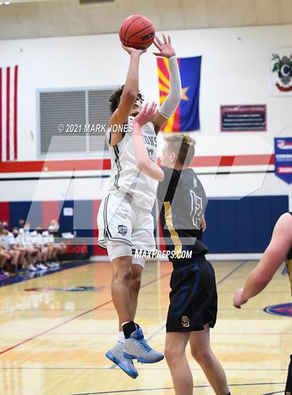 Thumbnail 2 in St. David vs. North Valley Christian Academy  (AIA 1A Semifinal) photogallery.