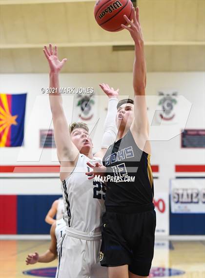 Thumbnail 1 in St. David vs. North Valley Christian Academy  (AIA 1A Semifinal) photogallery.