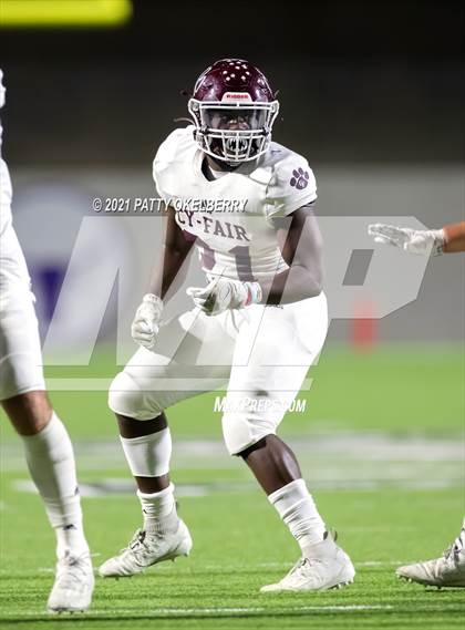 Thumbnail 1 in Cy-Fair @ Tompkins (UIL 6A D1 Area Playoff) photogallery.