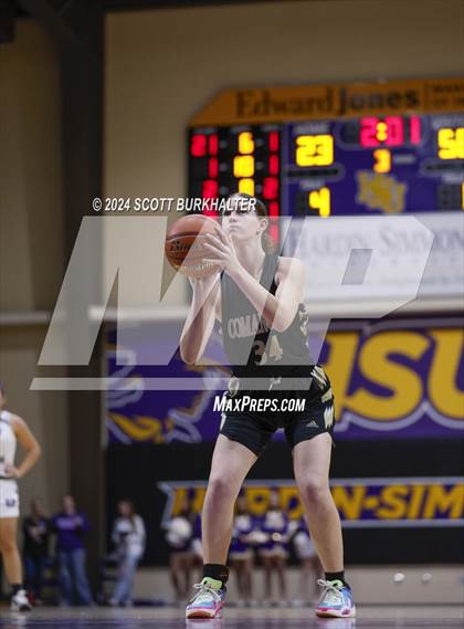 Thumbnail 3 in Merkel vs. Comanche (UIL Basketball 3A Area) photogallery.