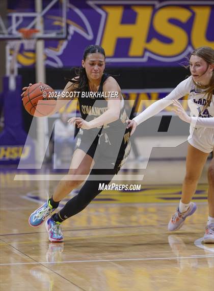 Thumbnail 1 in Merkel vs. Comanche (UIL Basketball 3A Area) photogallery.