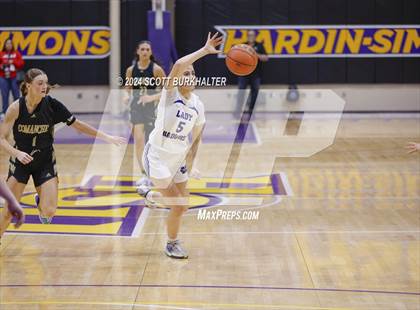 Thumbnail 1 in Merkel vs. Comanche (UIL Basketball 3A Area) photogallery.