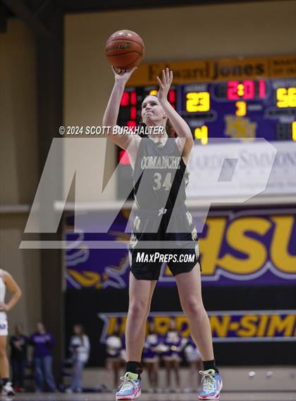 Thumbnail 1 in Merkel vs. Comanche (UIL Basketball 3A Area) photogallery.