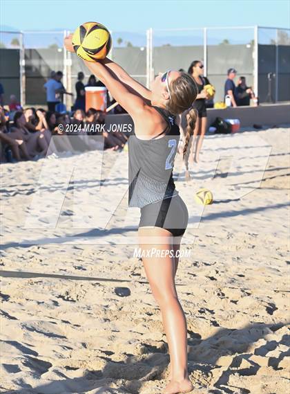 Thumbnail 3 in Mohave vs. Estrella Foothills (AIA DII Pairs Round 1 Playoff) photogallery.
