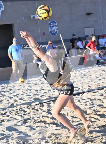 Thumbnail 2 in Mohave vs. Estrella Foothills (AIA DII Pairs Round 1 Playoff) photogallery.