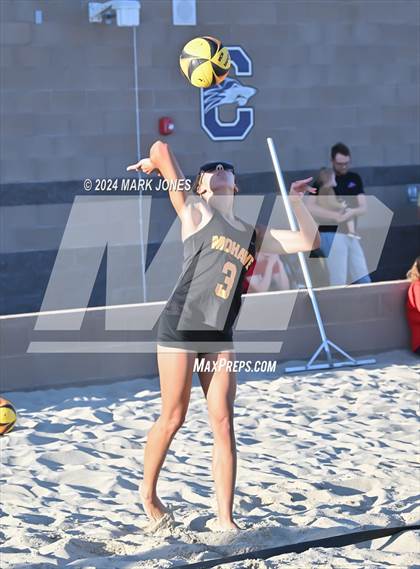 Thumbnail 1 in Mohave vs. Estrella Foothills (AIA DII Pairs Round 1 Playoff) photogallery.