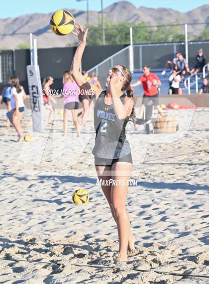 Thumbnail 3 in Mohave vs. Estrella Foothills (AIA DII Pairs Round 1 Playoff) photogallery.