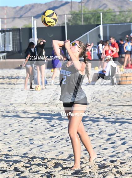 Thumbnail 2 in Mohave vs. Estrella Foothills (AIA DII Pairs Round 1 Playoff) photogallery.