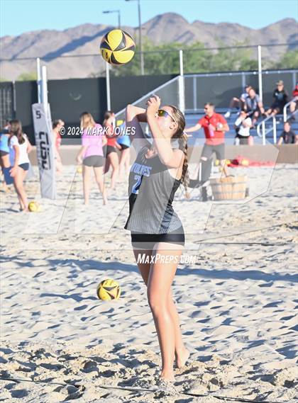Thumbnail 2 in Mohave vs. Estrella Foothills (AIA DII Pairs Round 1 Playoff) photogallery.