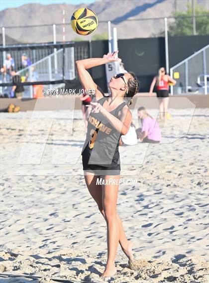Thumbnail 2 in Mohave vs. Estrella Foothills (AIA DII Pairs Round 1 Playoff) photogallery.