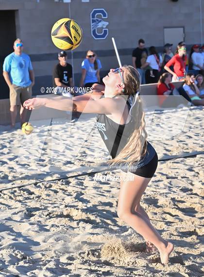 Thumbnail 1 in Mohave vs. Estrella Foothills (AIA DII Pairs Round 1 Playoff) photogallery.