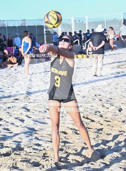 Thumbnail 1 in Mohave vs. Estrella Foothills (AIA DII Pairs Round 1 Playoff) photogallery.