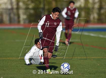 Thumbnail 1 in Jamesville-DeWitt vs. East Hampton (NYSPHSAA Class A Semifinal) photogallery.