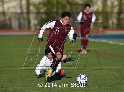 Thumbnail 3 in Jamesville-DeWitt vs. East Hampton (NYSPHSAA Class A Semifinal) photogallery.