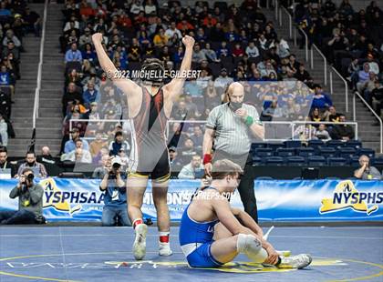 Thumbnail 2 in NYSPHSAA D2 State Championship Wrestling Finals  photogallery.
