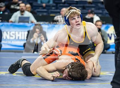 Thumbnail 2 in NYSPHSAA D2 State Championship Wrestling Finals  photogallery.