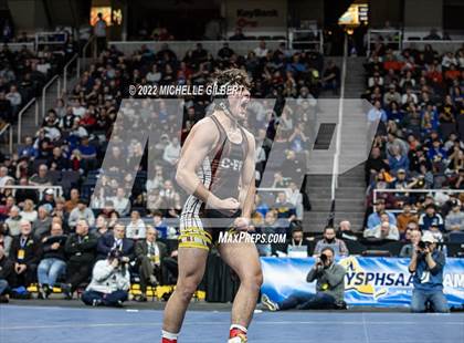 Thumbnail 3 in NYSPHSAA D2 State Championship Wrestling Finals  photogallery.