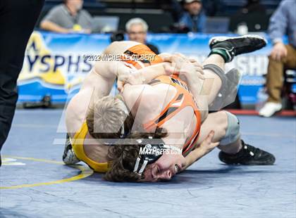 Thumbnail 3 in NYSPHSAA D2 State Championship Wrestling Finals  photogallery.