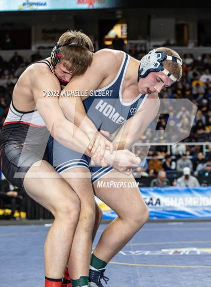 Thumbnail 2 in NYSPHSAA D2 State Championship Wrestling Finals  photogallery.