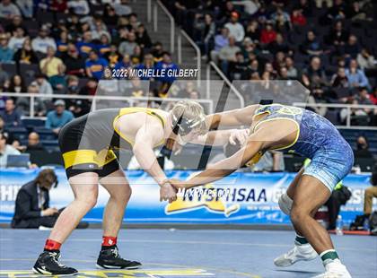 Thumbnail 2 in NYSPHSAA D2 State Championship Wrestling Finals  photogallery.