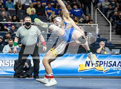 Thumbnail 3 in NYSPHSAA D2 State Championship Wrestling Finals  photogallery.