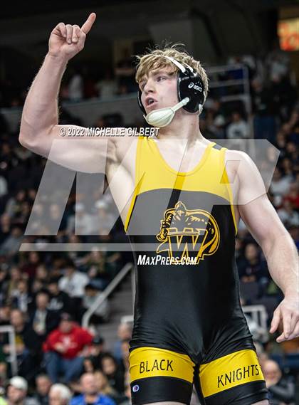 Thumbnail 3 in NYSPHSAA D2 State Championship Wrestling Finals  photogallery.